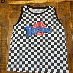 SpaceJam black/white check BUGS #1 Jersey, XL